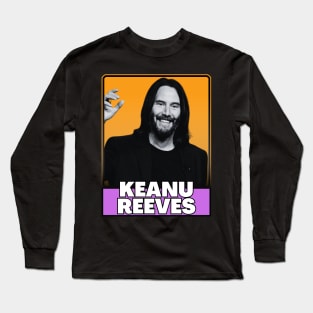 Keanu reeves (retro) Long Sleeve T-Shirt